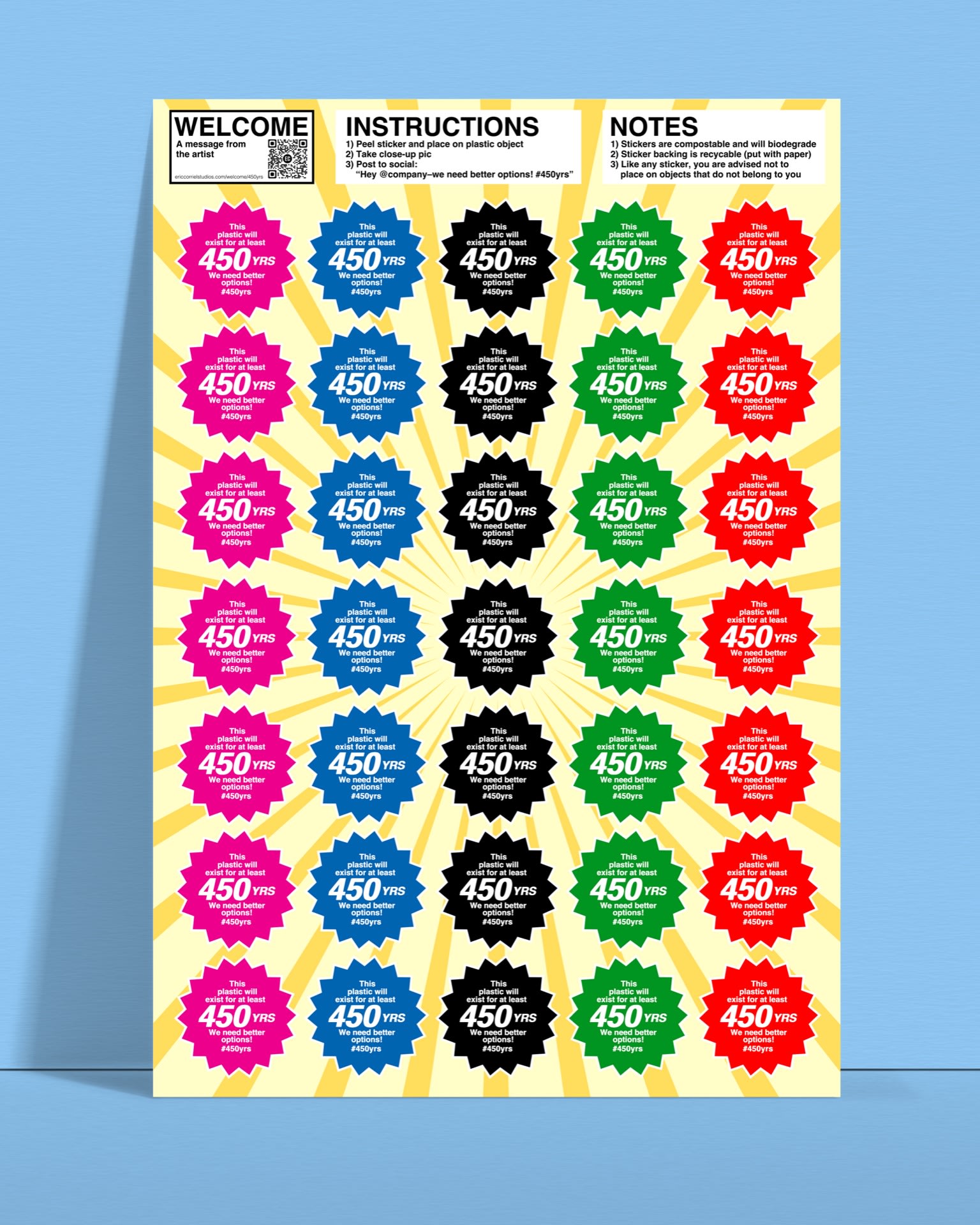 450YRS Stickers